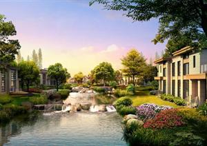 居住區住宅園林景觀項目現代效果圖設計資料庫構建與應用